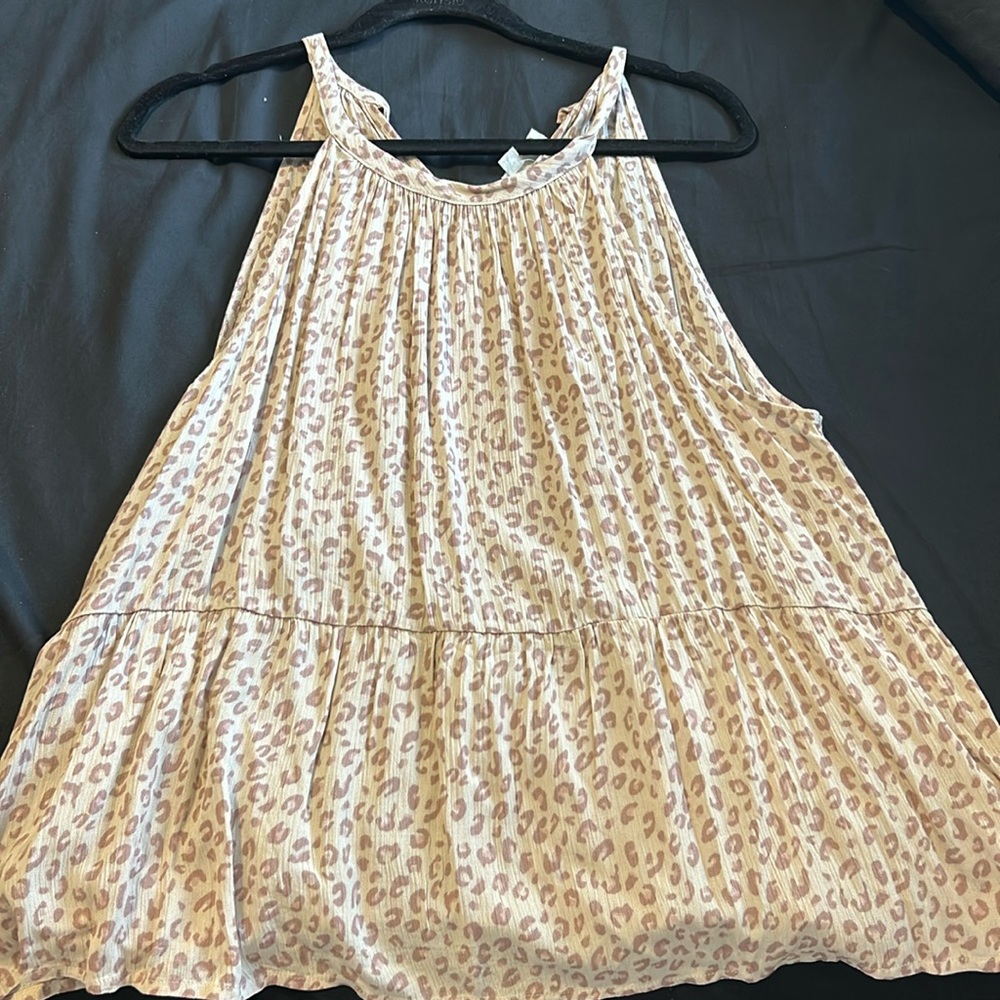 Women’s cheetah print XL tank top